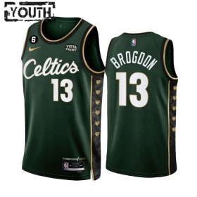 Dječji NBA Dres Boston Celtics Malcolm Brogdon 13 Nike 2022-23 City Edition Zelena Swingman